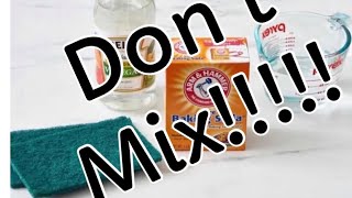 Don’t mix vinegar & baking soda together to clean with. How to unclog a drain & clean a shower head