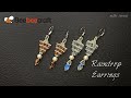 Raindrops, Crystal Earrings/Pendant/Beebeecraft Jewelry making Tutorial/Aretes Diy