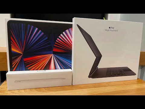 2021 M1 iPad Pro Unboxing + Accessories