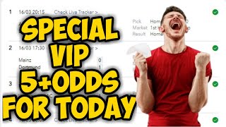 SPECIAL VIP 5+ ODDS FOOTBALL PREDICTIONS TODAY |SOCCER PREDICTIONS|#betting@sports betting tips screenshot 4