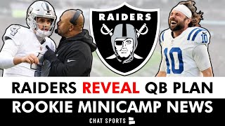 Las Vegas Raiders REVEAL QB Plan For Aidan O’Connell & Gardner Minshew + NFL Rookie Minicamp News