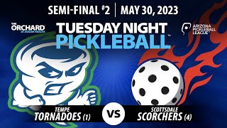 AZ PBL: Tempe Tornadoes vs Scottsdale Scorchers (Tue May 30, Season 1, Week 12)