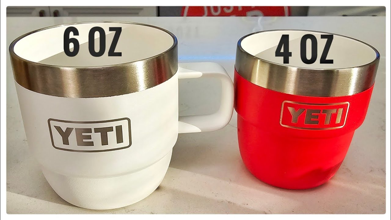 YETI 4 oz vs 6 oz Espresso / Coffee Cup 