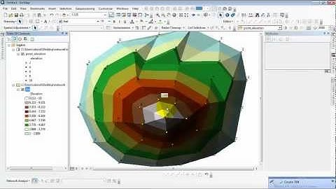 how to create contour from point shape file