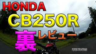 【HONDA CB250Rの気になった所】グダ波裏レビュー３－７