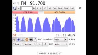 DXFM TRT Radyo Haber @ Edirne Uzunköprü in Craiova RO