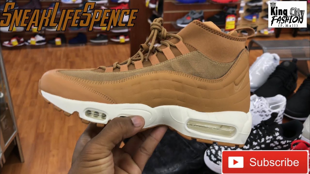 air max 95 sneakerboot wheat