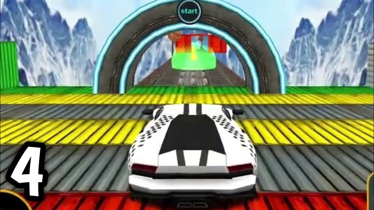 Impossible Car Stunts gameplay Walkthrough level 4 part 4