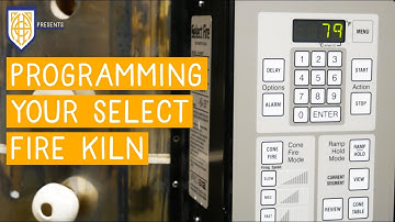 PROGRAMMING A KILN FOR BEGINNERS!!!!! // AMACO Classroom Kiln Basics