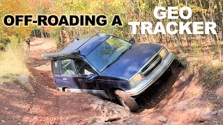 Off-Roading a GEO TRACKER! by 4x4 Off-Road Channel 9,791 views 1 year ago 4 minutes, 59 seconds