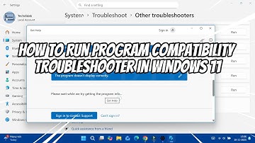 How to Run Program Compatibility Troubleshooter in Windows 11