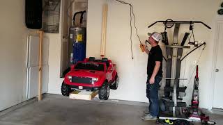 Power wheels lift