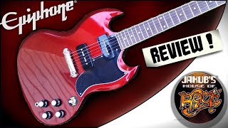 Epiphone SG Special P-90 guitar in Sparkling Burgandy REVIEW/DEMO !