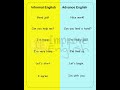 Advance English speaking learning tips and tricks everyday for beginner English #improveenglish