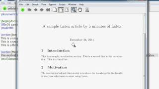 Learn Latex in 5 minutes