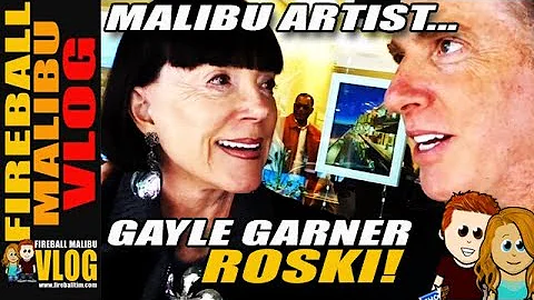 MALIBU ARTIST GAYLE GARNER ROSKI! - FIREBALL MALIB...