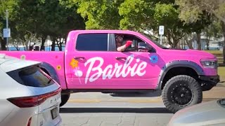 My Friend Surprised Me With A Barbie Truck! 😍😂