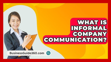 What Is Informal Company Communication? - BusinessGuide360.com