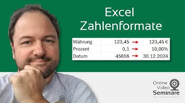 Zahlenformate in Excel