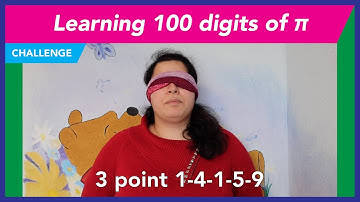 Learning 100 digits of pi