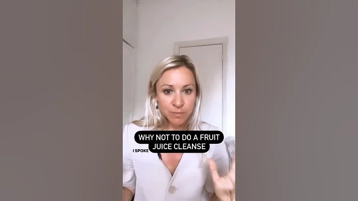 Why not to do a fruit juice cleanse #shorts