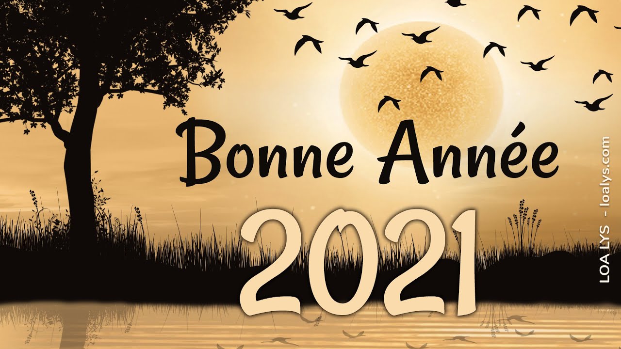 Bonne Anne 2021- Carte virtuelle de vux, plein de sourires en 2021 -  horloge - YouTube