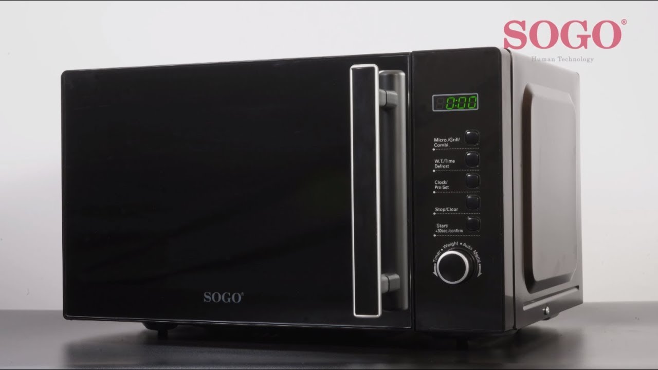 SOGO SS-855 - HORNO MICROONDAS DIGITAL | DIGITAL MICROWAVE OVEN 700W -  YouTube