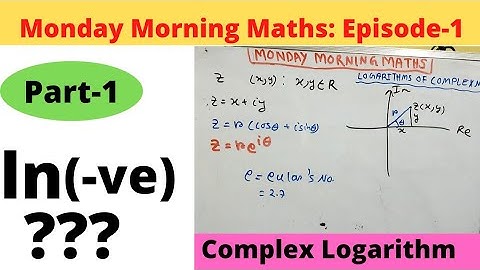 ln(-ve)=?|Negative logarithm?|Logarithm of Complex No.(s)|MMM|PhotoBoron|Mathsfun|Log(-ve)|English|