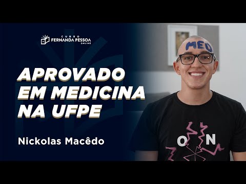 Aprovado em Medicina na UPE | ENEM e Vestibulares - CFPONLINE (Nickolas Macêdo)