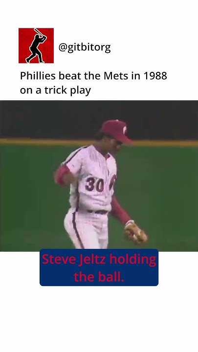Phillies Beat the Mets on a TRICK PLAY - YouTube