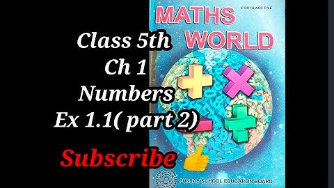 Class 5th ch1 