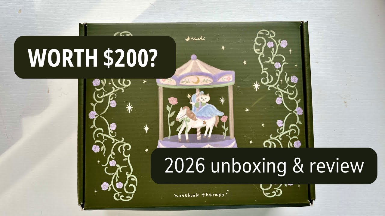 Notebook Therapy Lucky Bag 2026, Lucky Dreamland Unboxing and Swatches