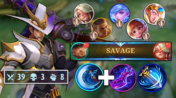 TOP GLOBAL CLINT GOD MODE IN THIS CRITICAL BUILD!!🔥 39 KILLS + 2x SAVAGE!! (must try this) MLBB