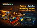 Lesson 18 | Arduino Tilt Safety System using Python - Relay, RGB LED &amp; Buzzer Alert