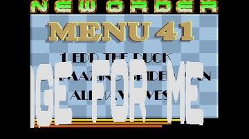 Atari ST Compacted Disk (CD) Scrollers [1110] New Order CD #041