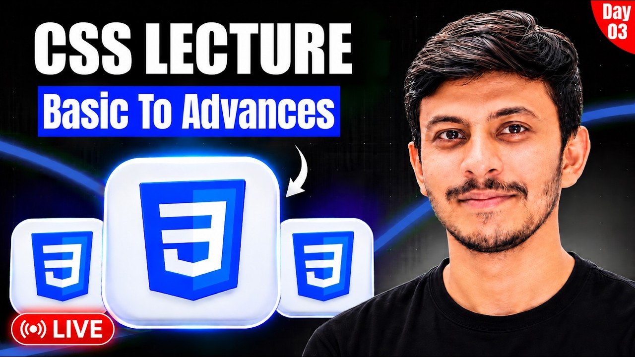 CSS Day 03 | CSS Units Explained for Beginners | LIVE - YouTube