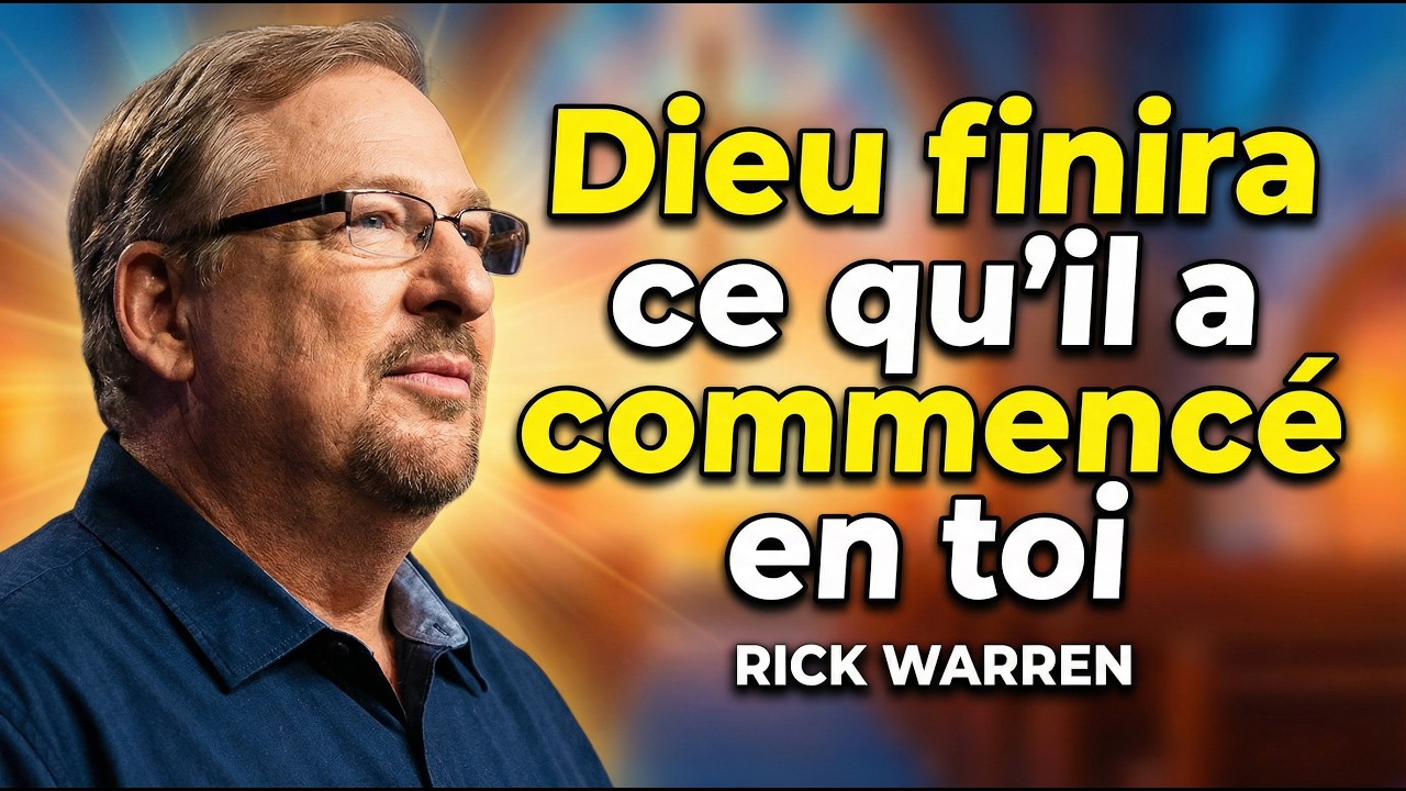 Dieu finira ce qu'il a commencé en toi : Une promesse d'espoir