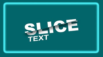 Sliced Text Effect in Photoshop | 1 Minute Tutorial | Photoshop Tutorial | ARStudio
