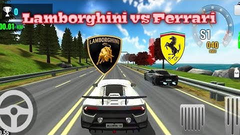 Lamborghini vs Ferrari drag race 2022 | Racing limits android gameplay | Car racing game 2022