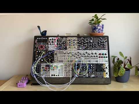 Generative Ambient Eurorack Modular Synth // Piano // Marbles // Disting EX // Mood MK2 Pedal