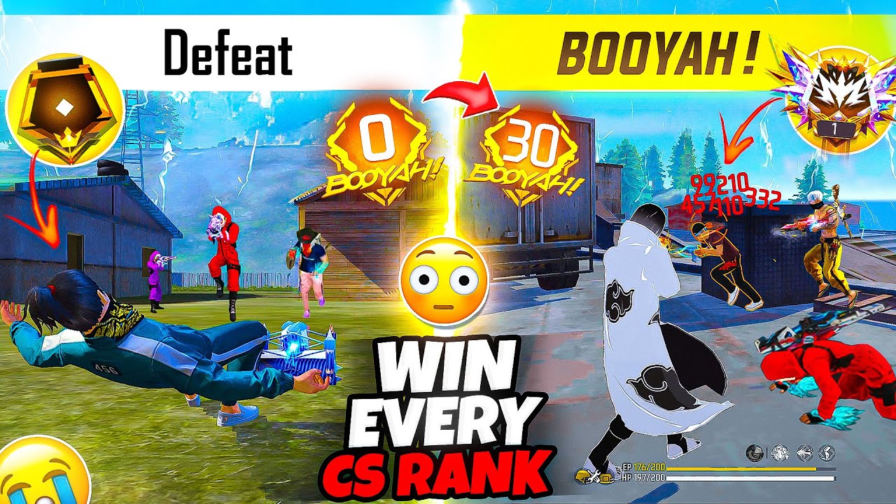 How To Win Every CS RANK in Free Fire☠️🔥 CS Rank Push Tips And Tricks || FireEyes Gaming