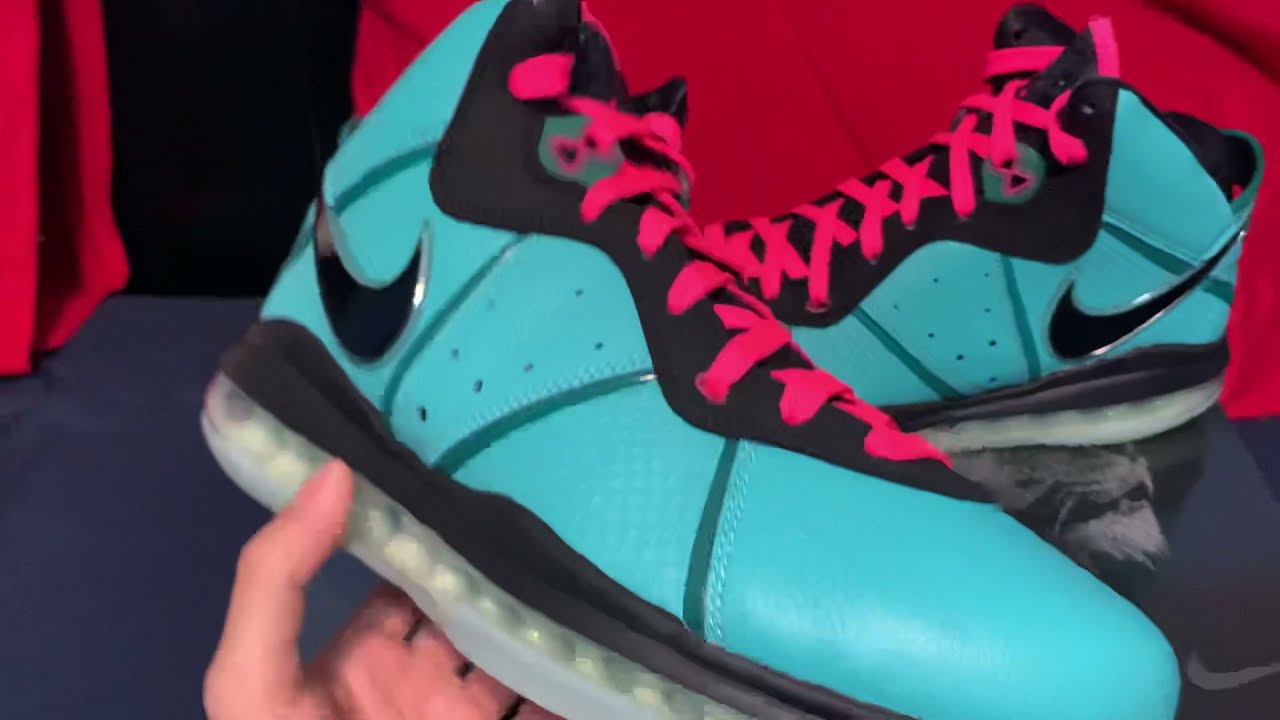 Nike LeBron 8 South Beach 2021 Retro Review - YouTube