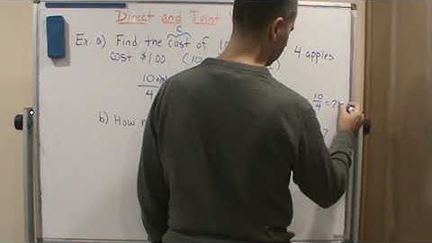 Applied Math   Sec  8 3 Direct Variation   Example 1