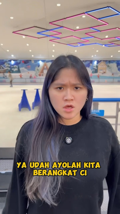 Playing in the snow in Indonesia