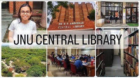 JNU Central Library || JNU Library tour || JNU Campus life || JNU vlog