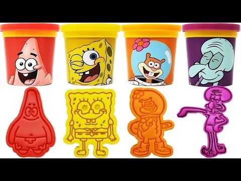 Play-doh Spongebob Squarepants Mainan dan lagu anak-anak 교육으로 동요와 아기의 노래를 Play-doh Spongebob Squarepants Mainan dan lagu anak-anak 교육으로 동요와 아기의 노래를