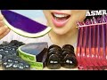 ASMR PURPLE WATERMELON KYOHO GRAPES TikTok NOODLE JELLY (EATING SOUNDS) NO TALKING | SAS-ASMR