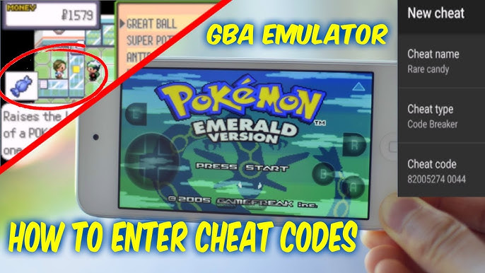 Android Gba Emulator Cheats For Pokemon Emerald in 2023