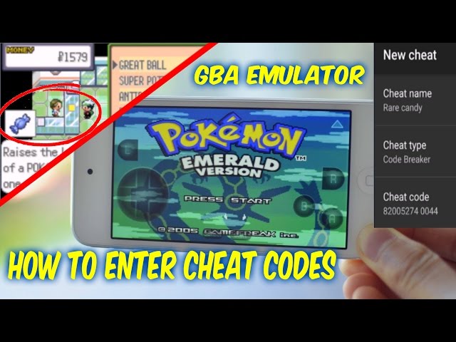 How do I add pokemon emerald cheats? : r/ANBERNIC