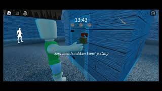 BIKIN KESEL AJA BARU MAEN UDAH KENA JUMSCARE TERUSS😭❗Granny Versi Roblox Chapter 3 Ending 1